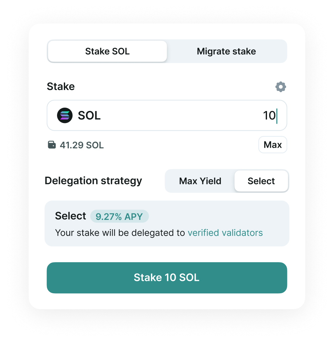 Marinade instant unstake